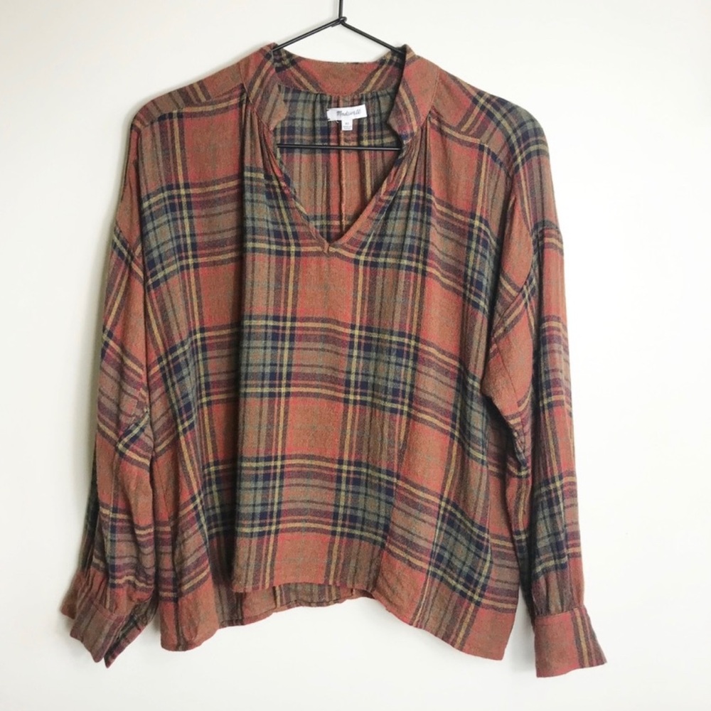 MADEWELL - Plaid Flannel Tunic